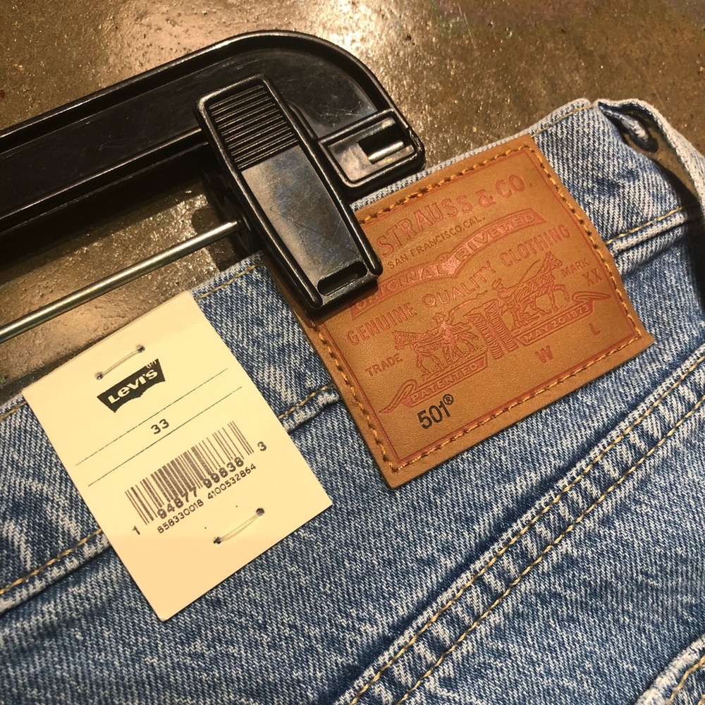 24.Levi’s Premium 501 Shorts - Picture 7 of 9